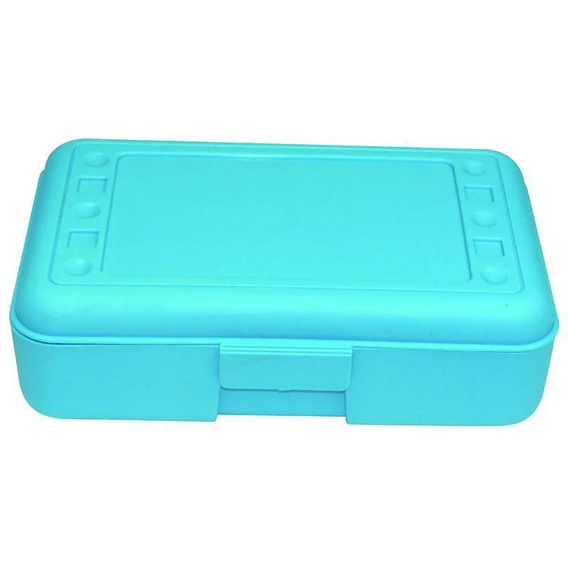 (12 Ea) Pencil Box Turquoise