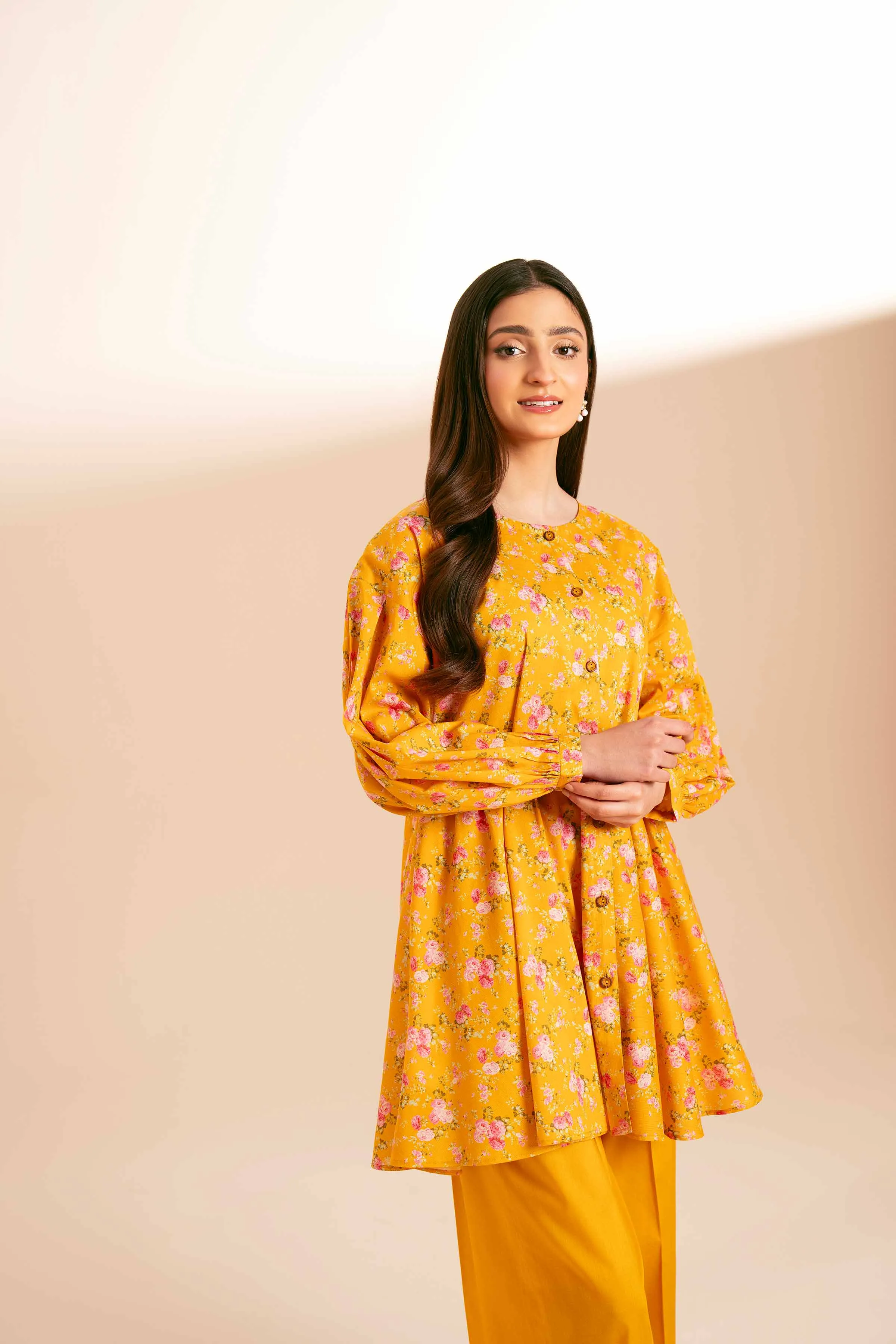 2 piece - Digital Printed Embroidered Suit - 42401740