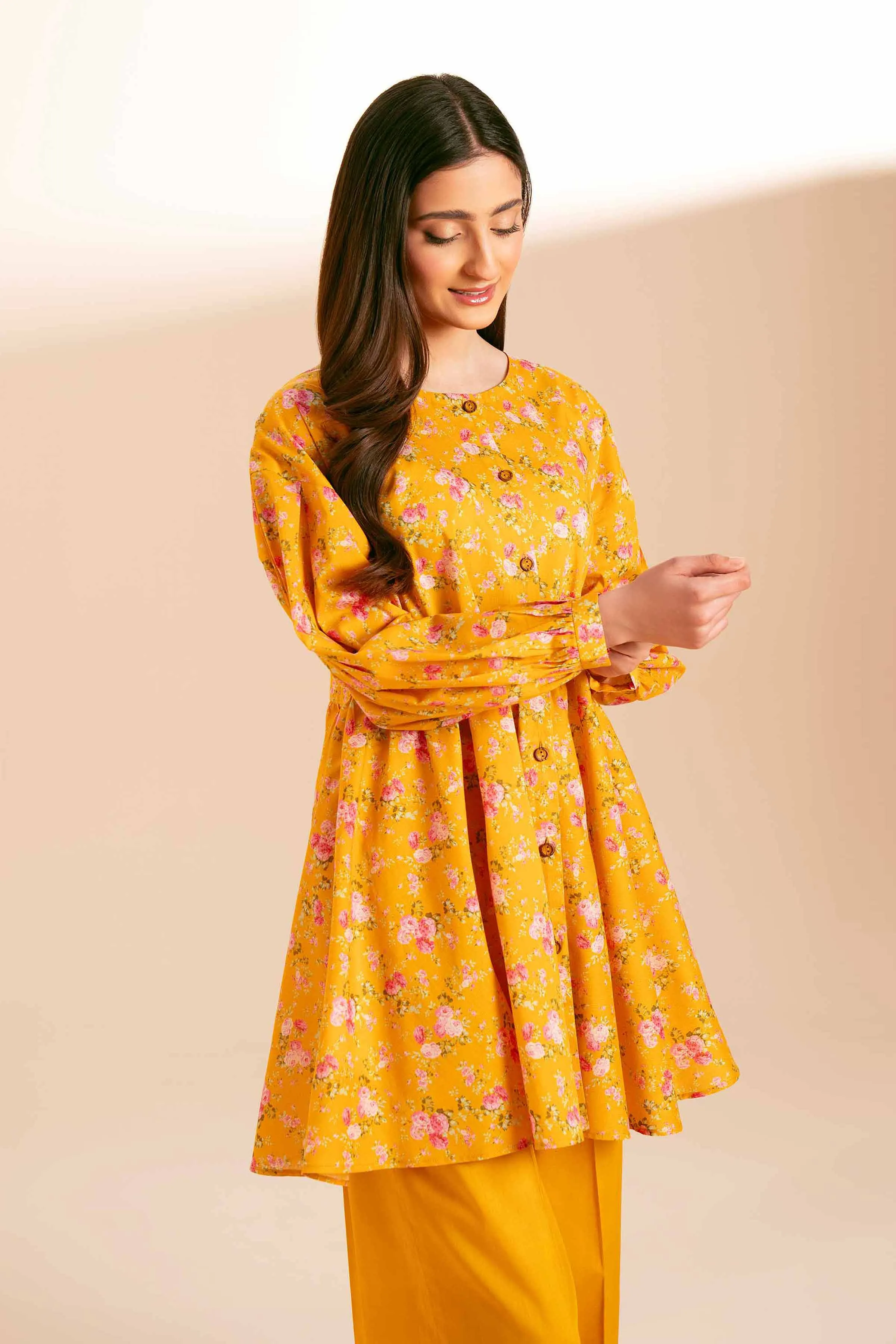 2 piece - Digital Printed Embroidered Suit - 42401740