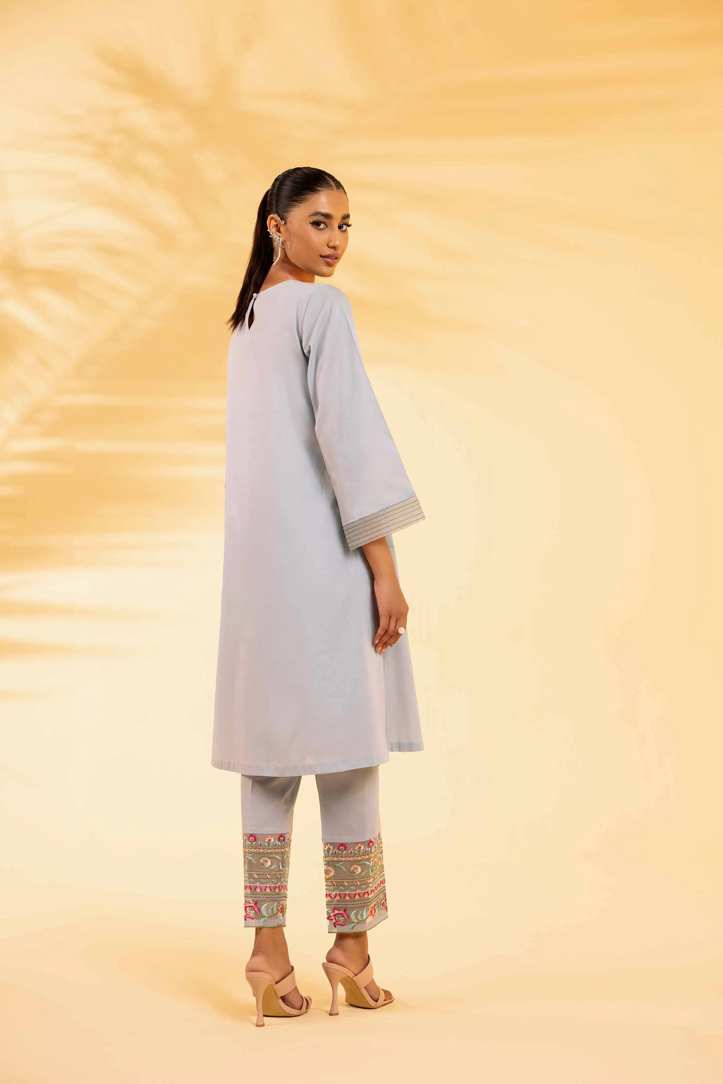 2 Piece - Dyed Embroidered Suit - 42401058