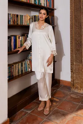 2 Piece - Embroidered Loungewear - KLS24-03