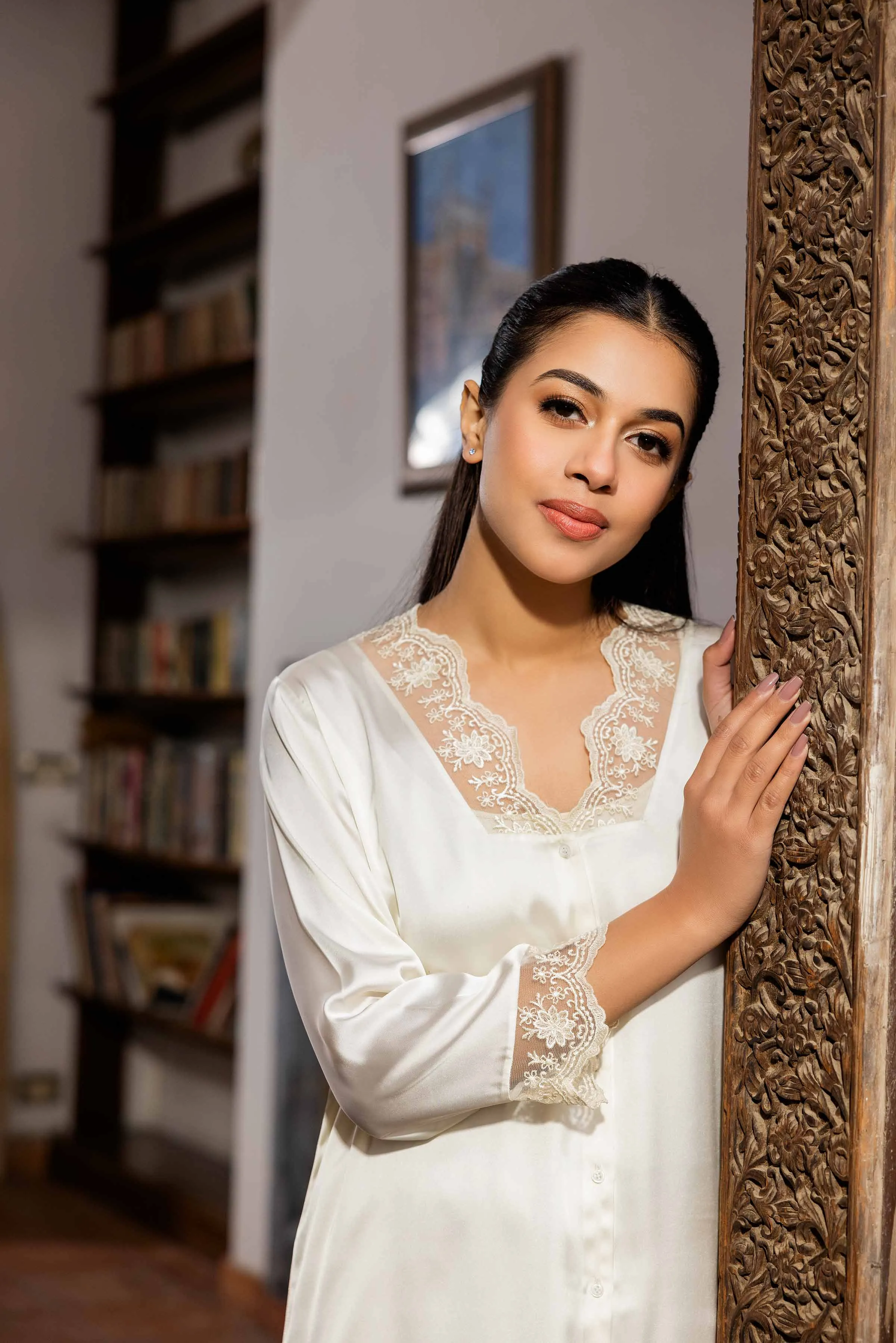 2 Piece - Embroidered Loungewear - KLS24-03
