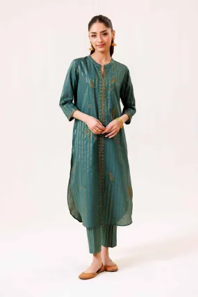 2 Piece - Embroidered Suit - KPS24-23