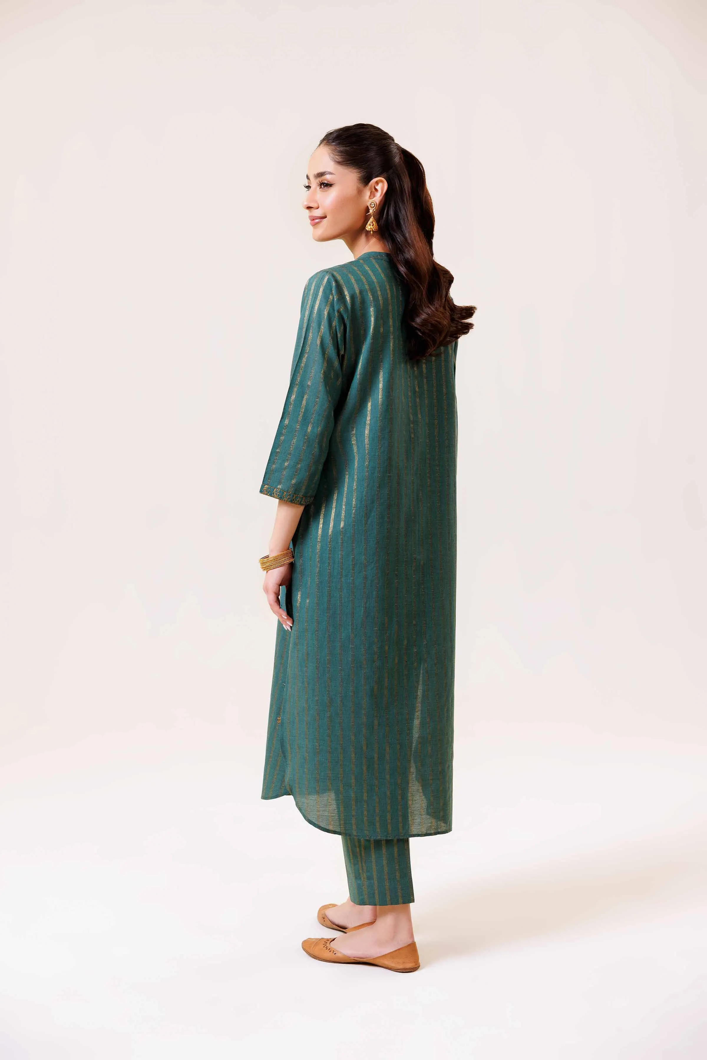 2 Piece - Embroidered Suit - KPS24-23