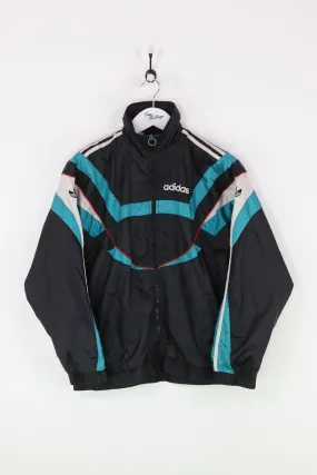 Adidas Shell Suit Jacket Black Small