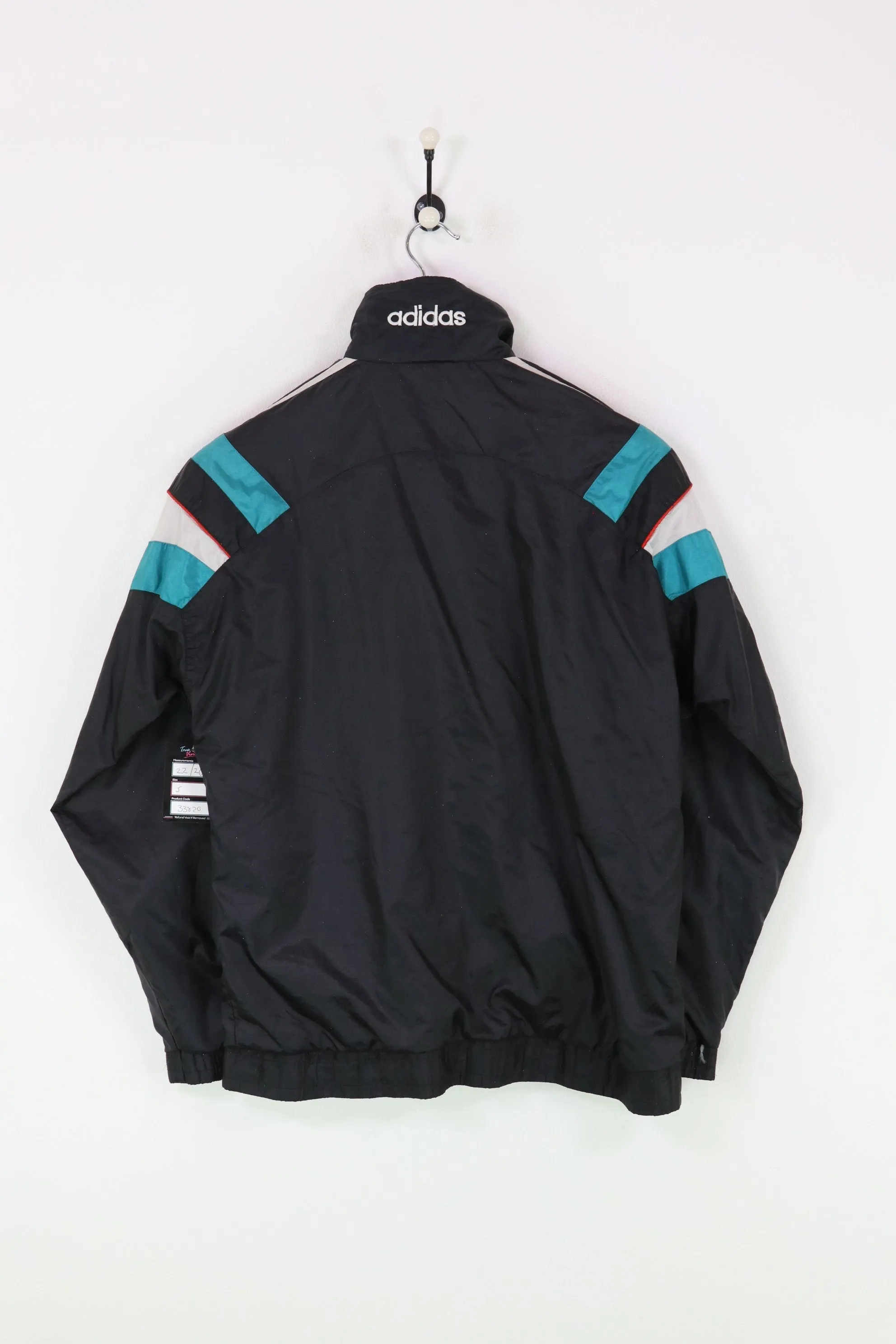 Adidas Shell Suit Jacket Black Small