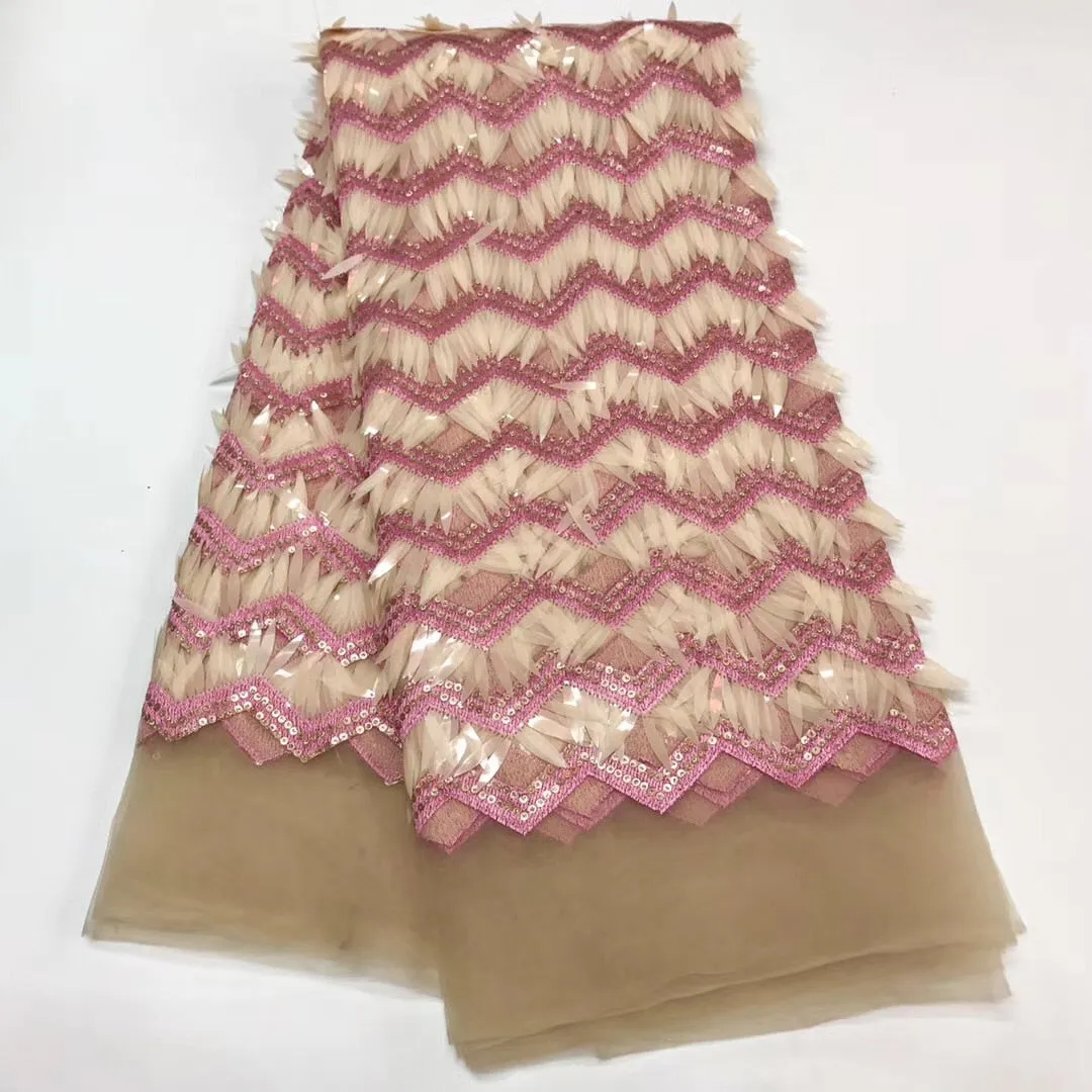 African Lace Fabric High Quality indian silk George lace fabric