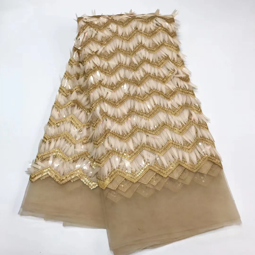 African Lace Fabric High Quality indian silk George lace fabric