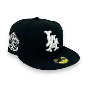 Anaheim Angels 35th Anniversary Edition Black New Era 59Fifty Fitted Cap with Red Under Visor