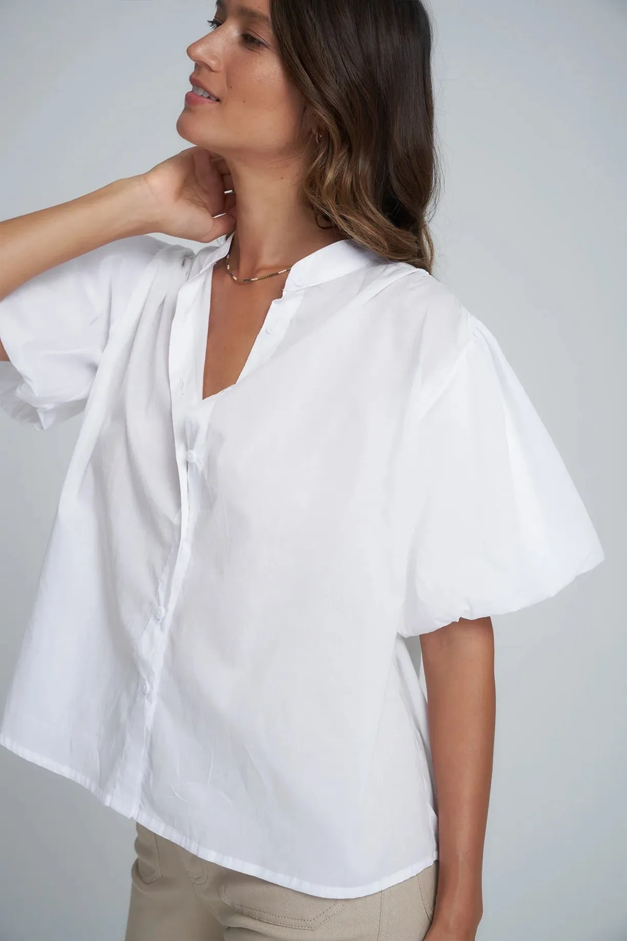 Atlas Cotton Shirt - Black