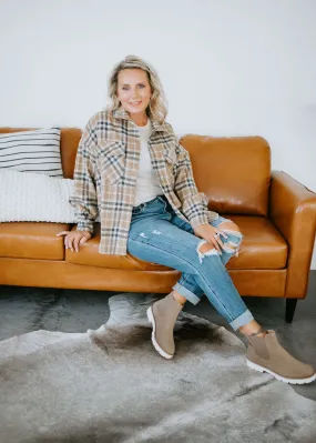 Barnee Oversized Plaid Shacket