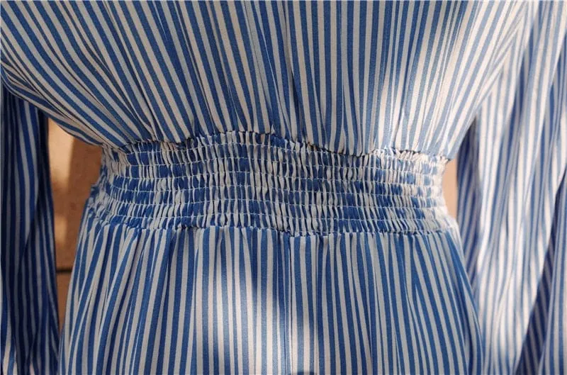 Bayview Market Vertical Striped Dress - One Size