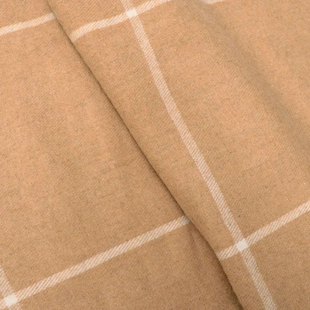 Big Size Checked Unisex woolen Stoles (L72XW26 Inches)