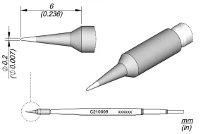 Cartridge Conical Ø 0.2-10PK