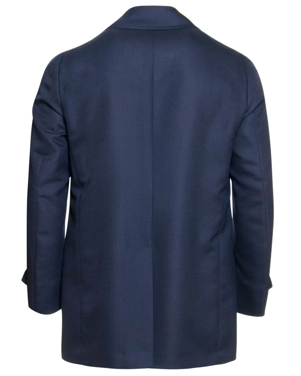 Cashmere Portofino Walking Coat in Navy