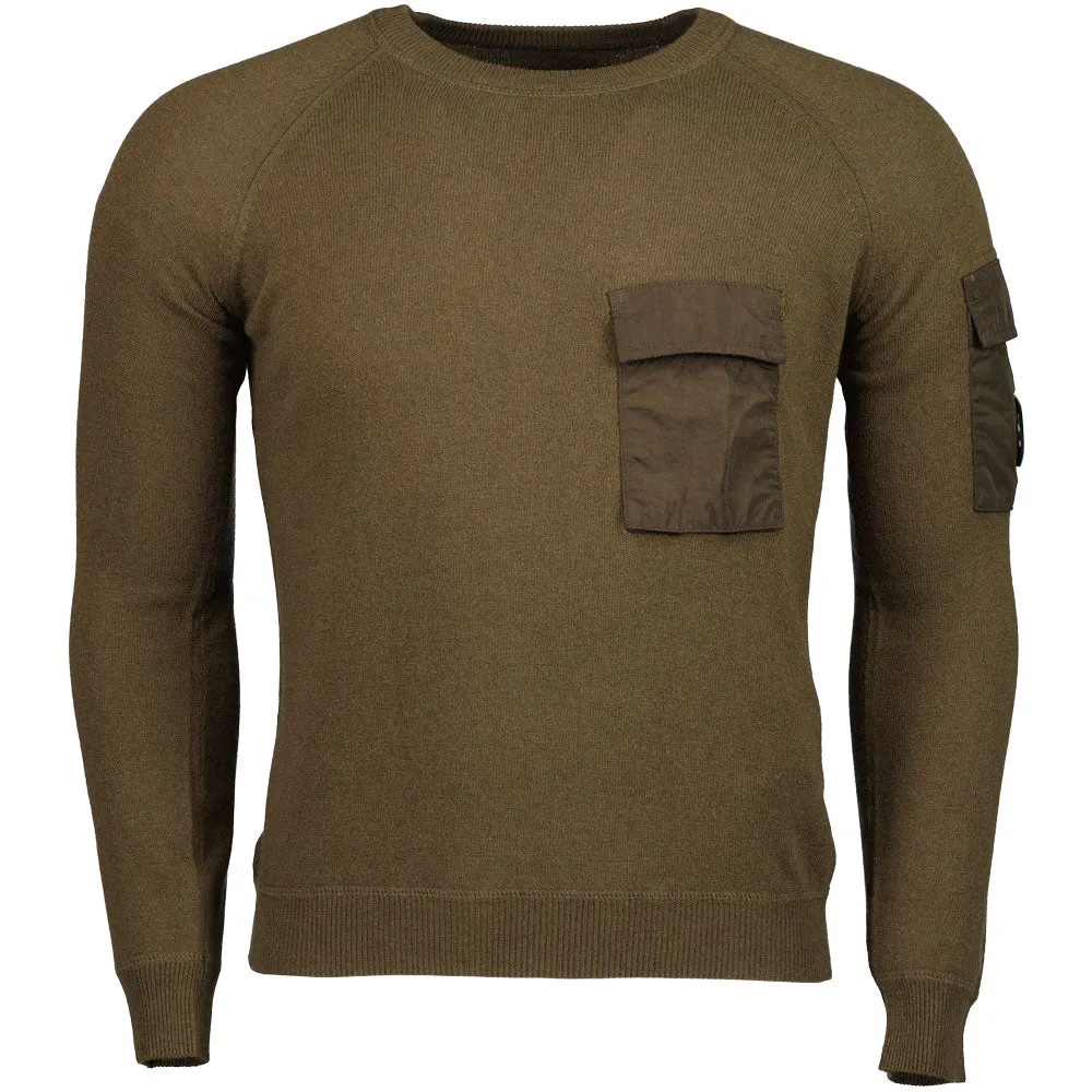 C.P. Junior Merino Wool Lens Knit