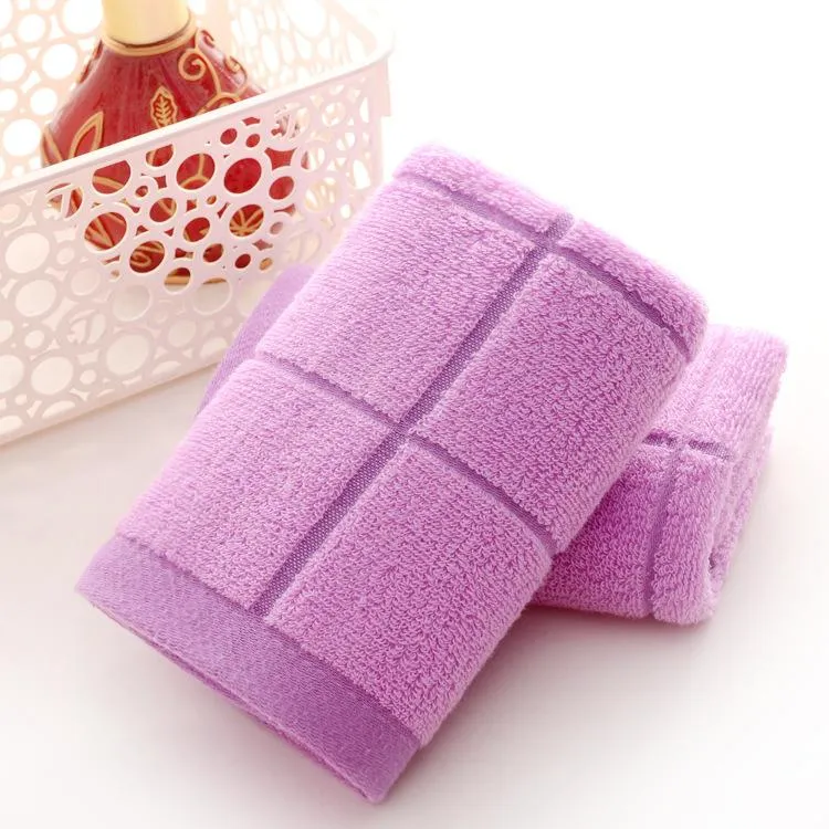 Cut-off pure cotton towel