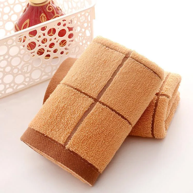 Cut-off pure cotton towel