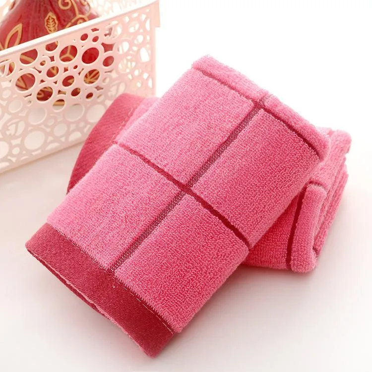 Cut-off pure cotton towel