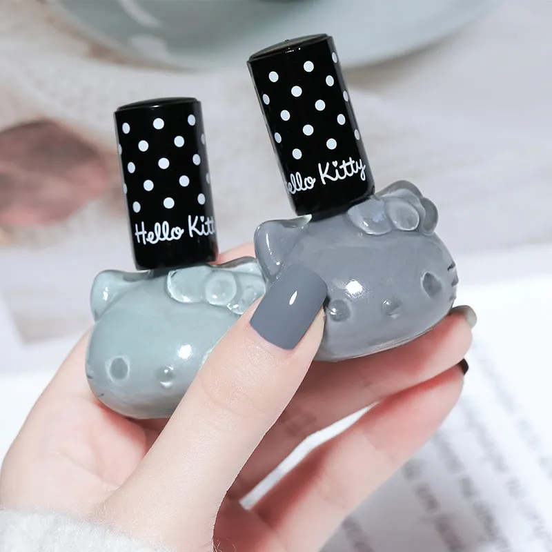 Cute Girl Cat Nail Polish