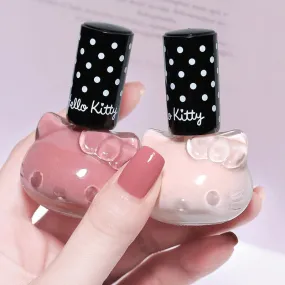 Cute Girl Cat Nail Polish