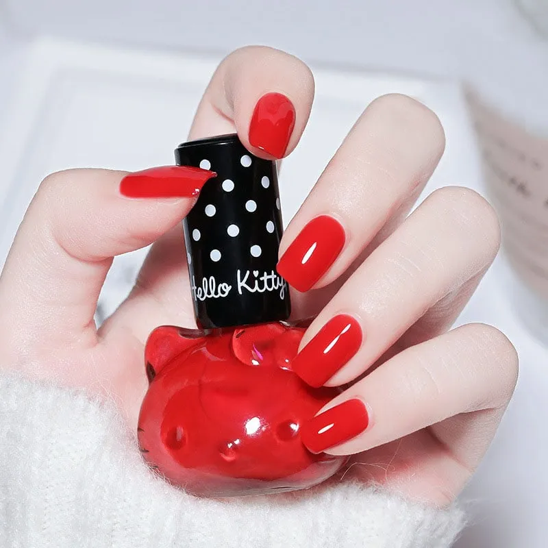 Cute Girl Cat Nail Polish