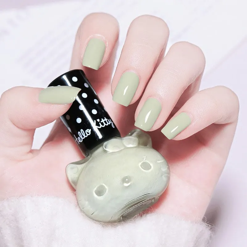 Cute Girl Cat Nail Polish