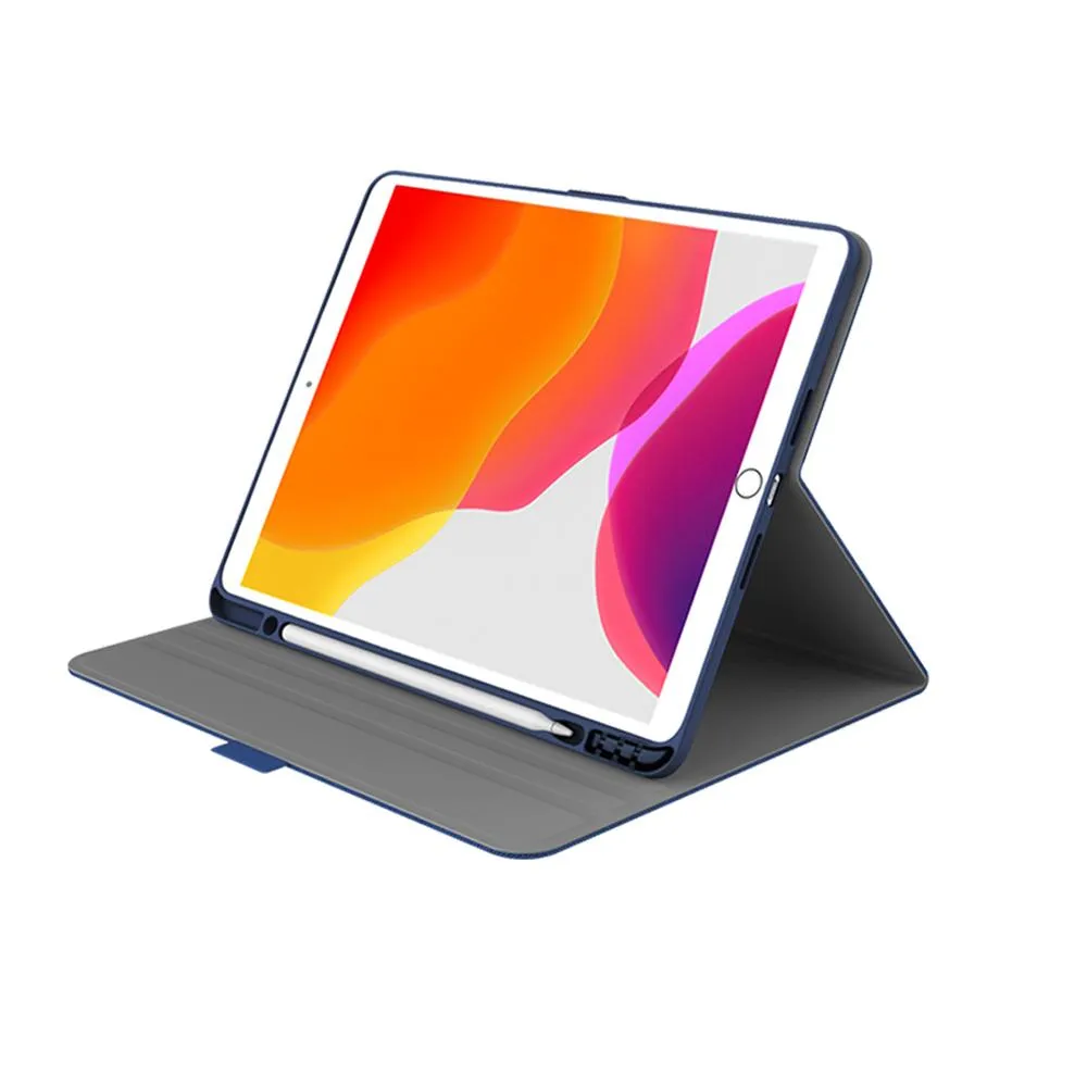 Cygnett TekView with Apple pencil holder TPU shell - Navy/ Blue - iPad 10.2