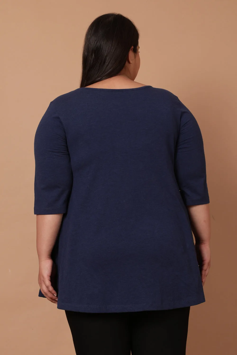Denim Blue A Line Tee