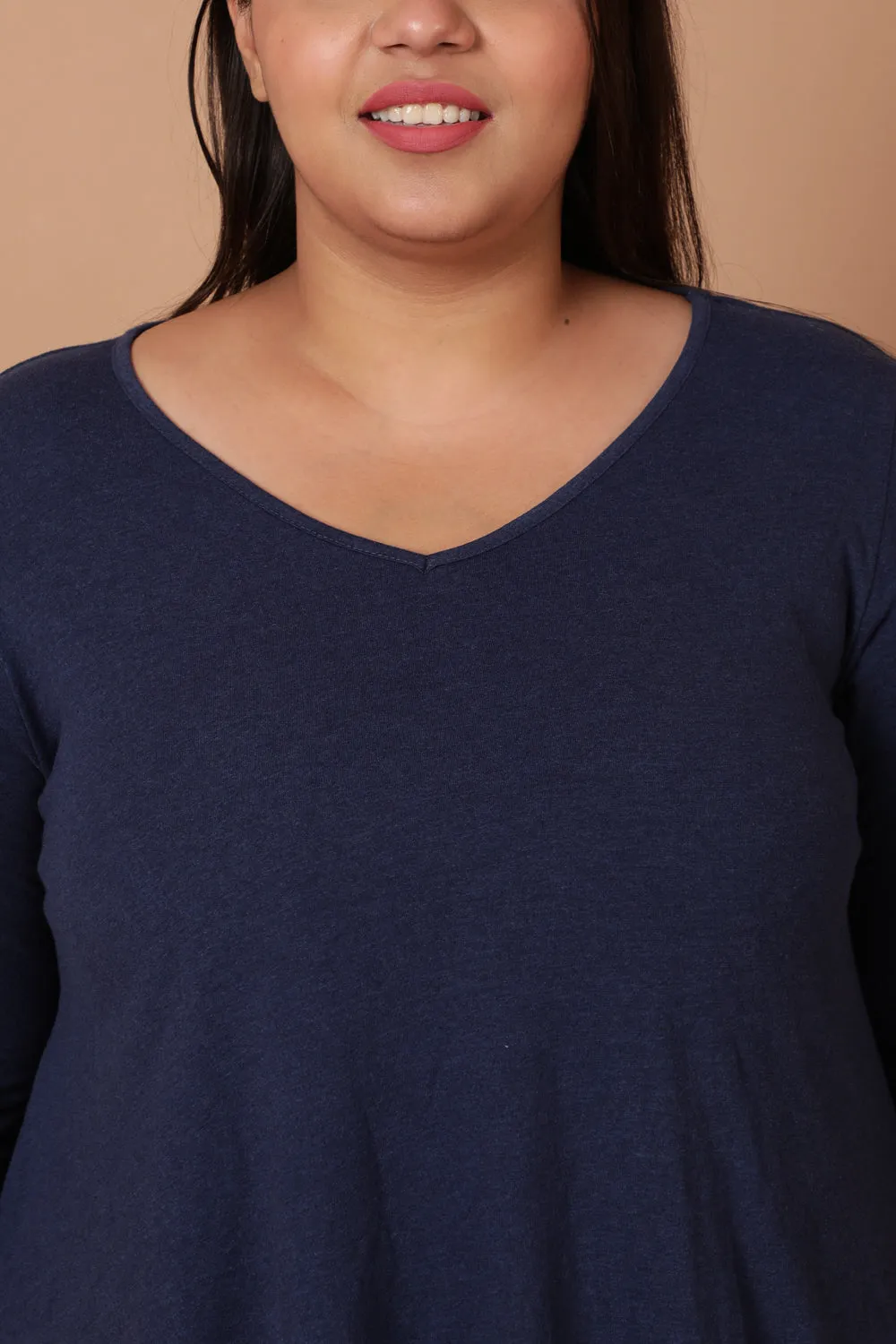 Denim Blue A Line Tee