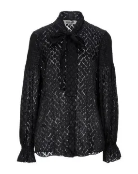 Diane Von Furstenberg Women Shirt Black M INT