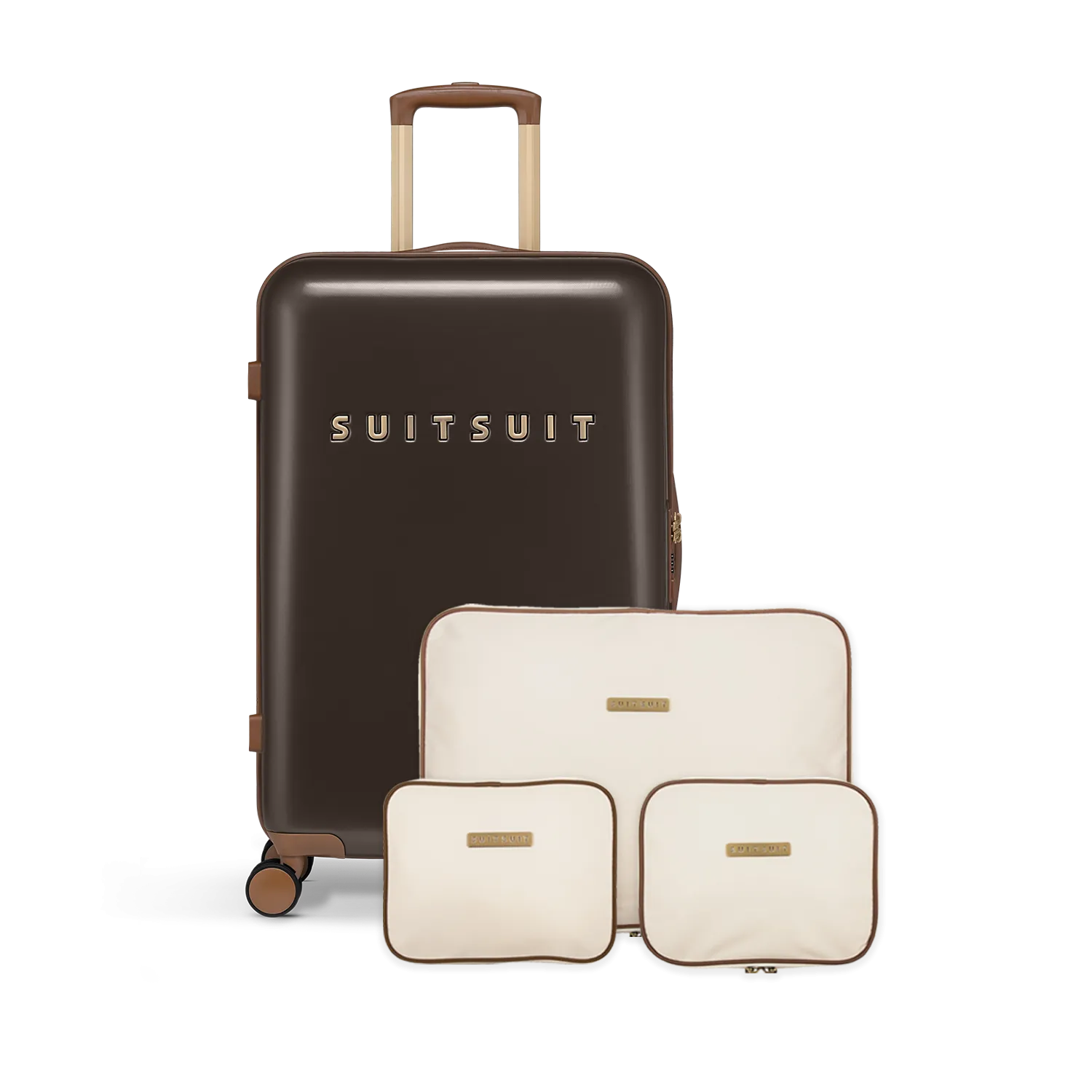 Fab Seventies Classic - Espresso Black - Perfect Packing set (66 cm)
