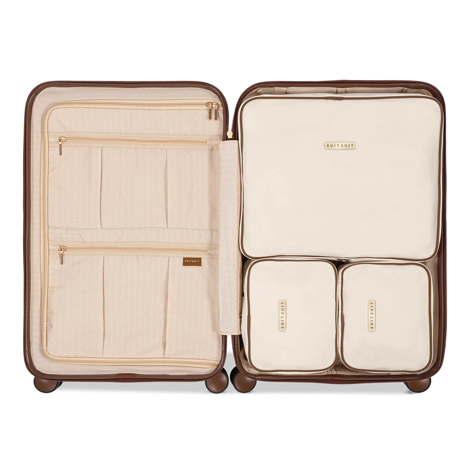 Fab Seventies Classic - Espresso Black - Perfect Packing set (66 cm)