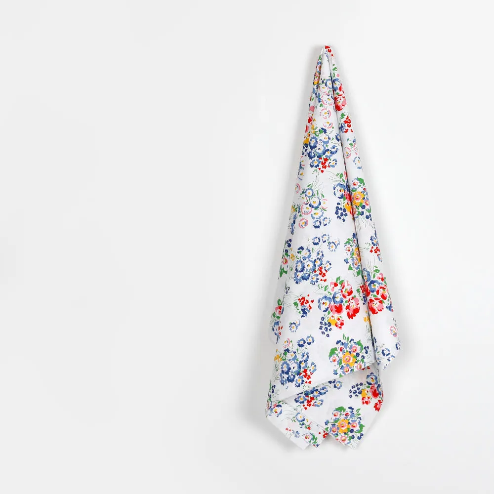 Garden Bouquet Cotton Poplin - Blue (remnant)