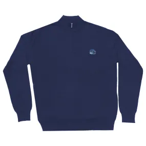 Sure! Here’s an optimized title for the e-commerce product:

Luxury Navy Cotton-Cashmere Blend Pullover for Ultimate Comfort