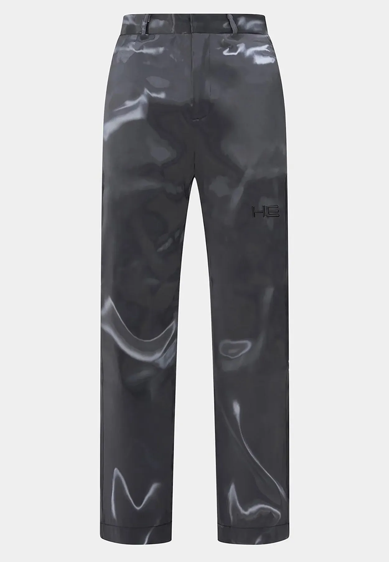 Heliot Emil Liquid Metal Textured Trousers
