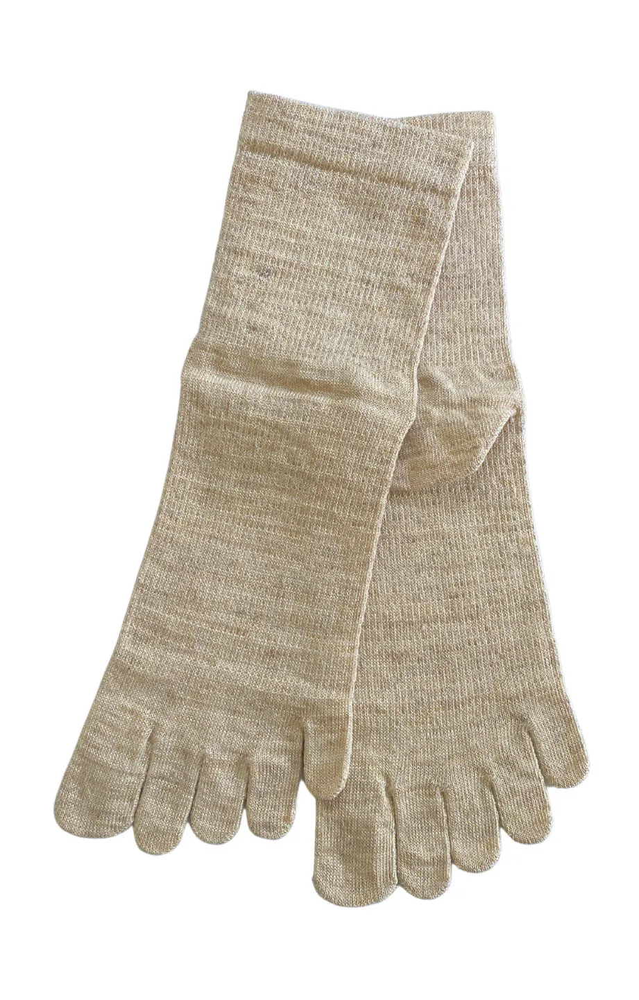 Premium Quality Hemp and Silk Blend Toe Socks
