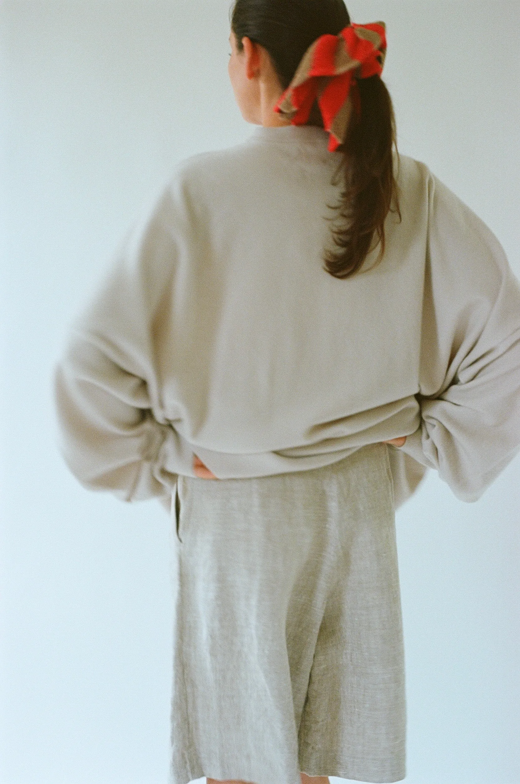 Juna Cashmere Sweater in Chalk