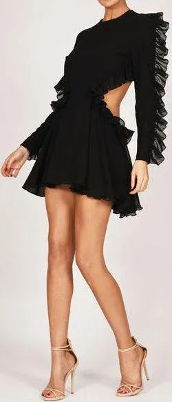 'Kiah' Dress in Black