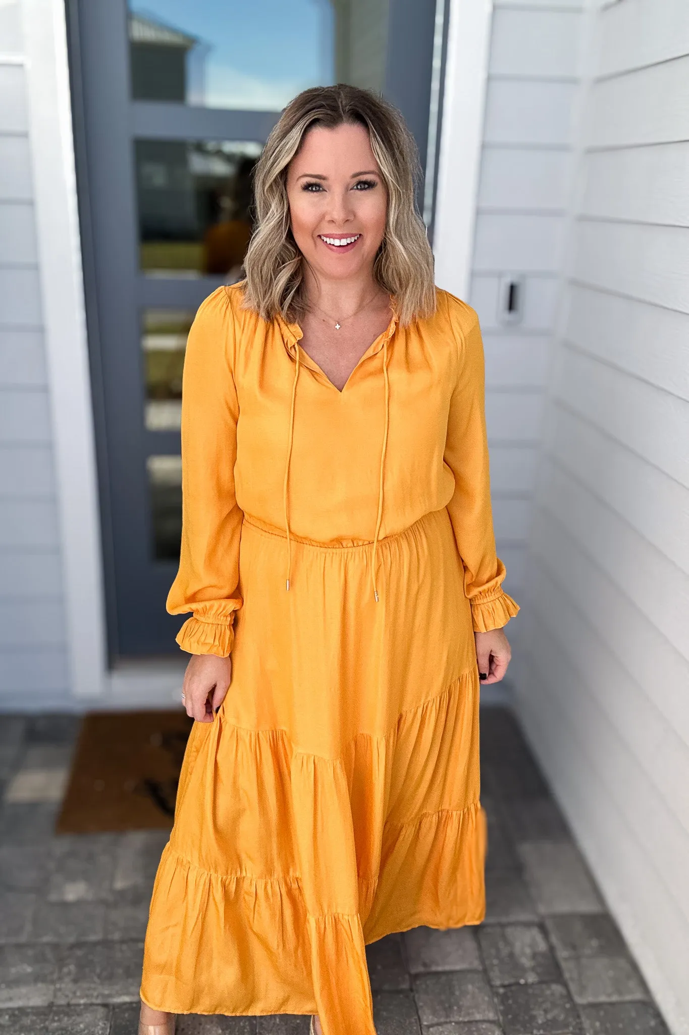 Left In The Dust Maxi - Marigold
