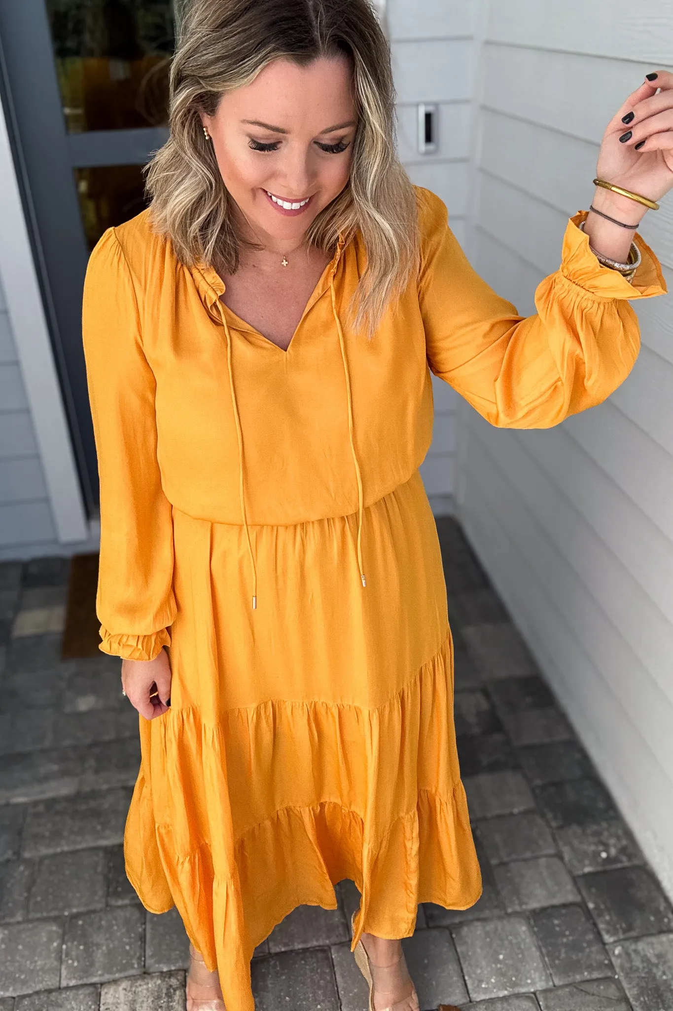 Left In The Dust Maxi - Marigold