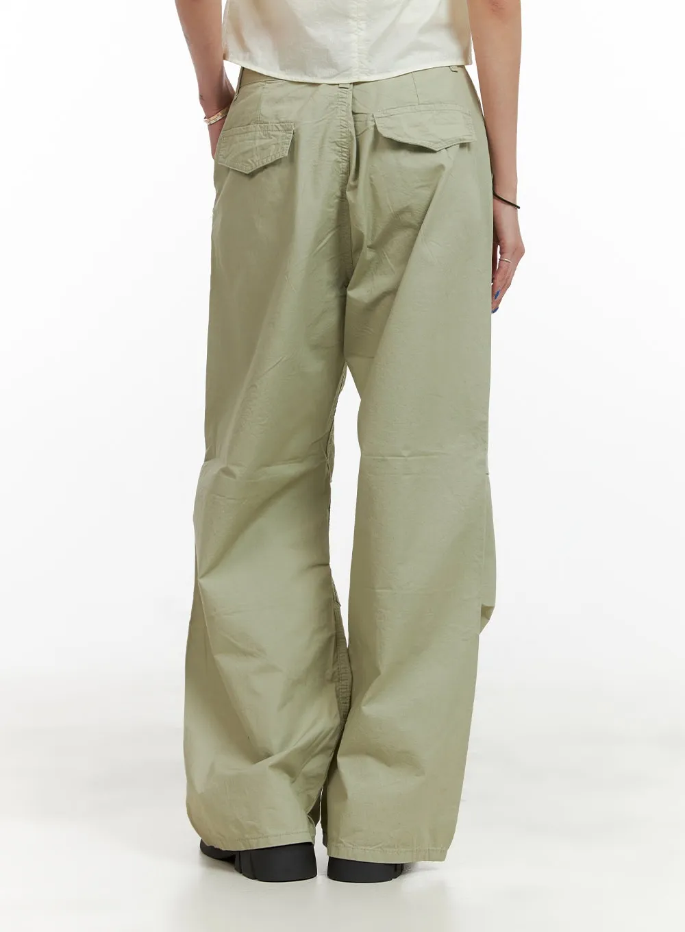 Low Rise Pintuck Trousers CY431