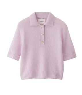 Masy Short Sleeve Sweater in Dahlia
