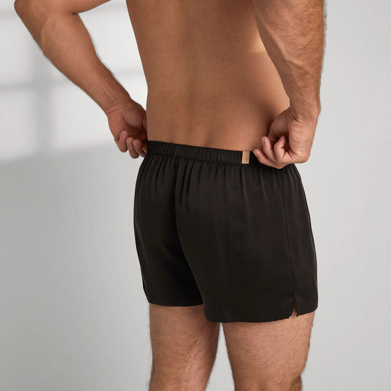 Men's Washable Silk Boxer