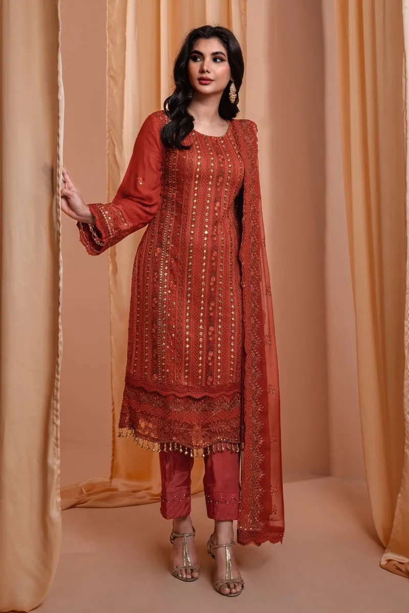 Mihrimah Festive Chiffon Pakistani Party Wear MIH67
