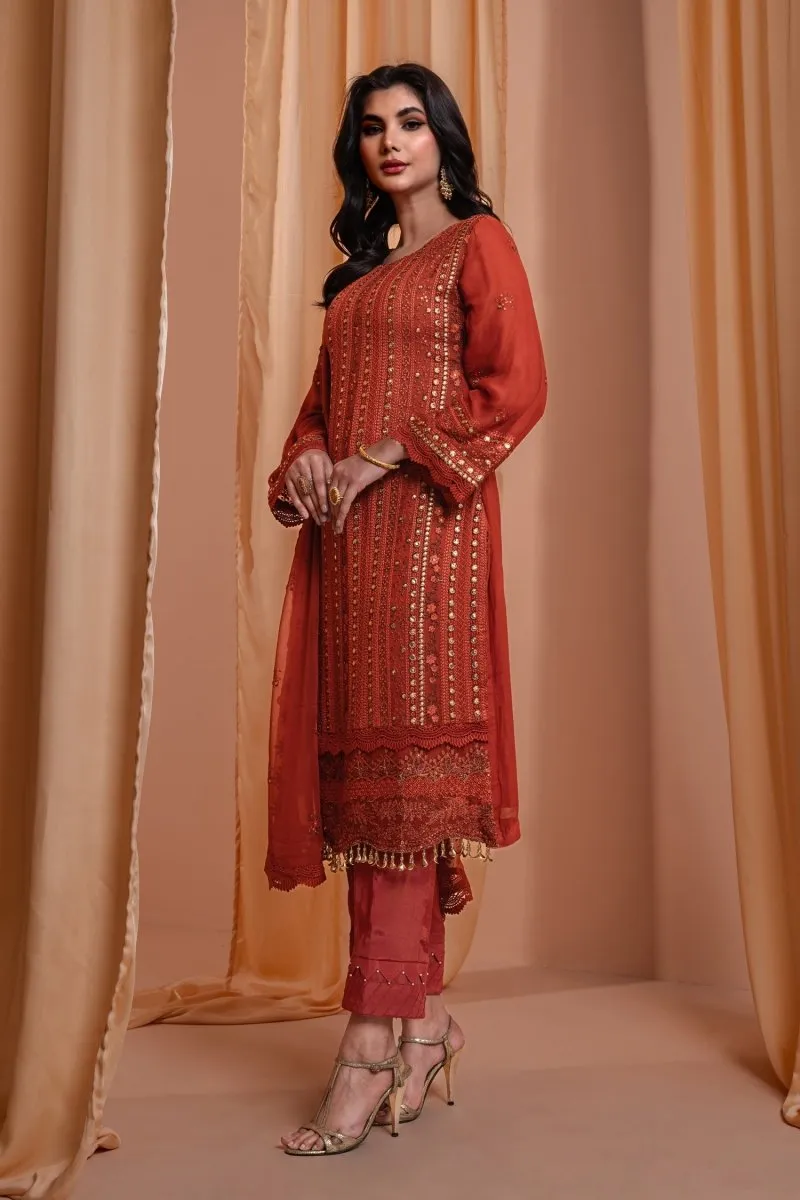 Mihrimah Festive Chiffon Pakistani Party Wear MIH67