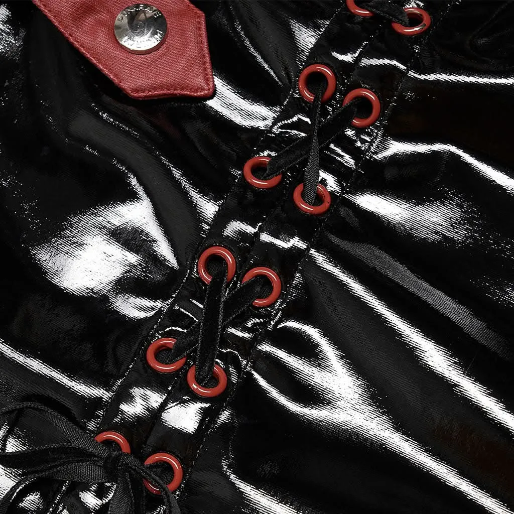 Onyx PU Pencil Skirt
