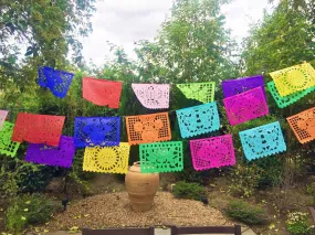 Papel Picado Mexican Banner. Medium