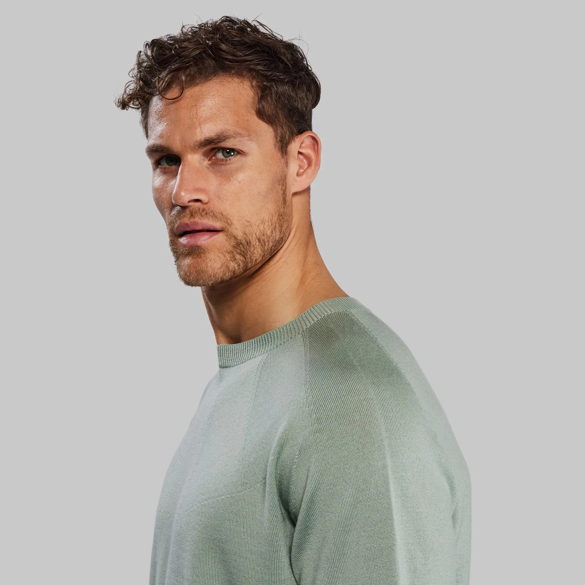 Planet Earth Sweater. Sage Green edition