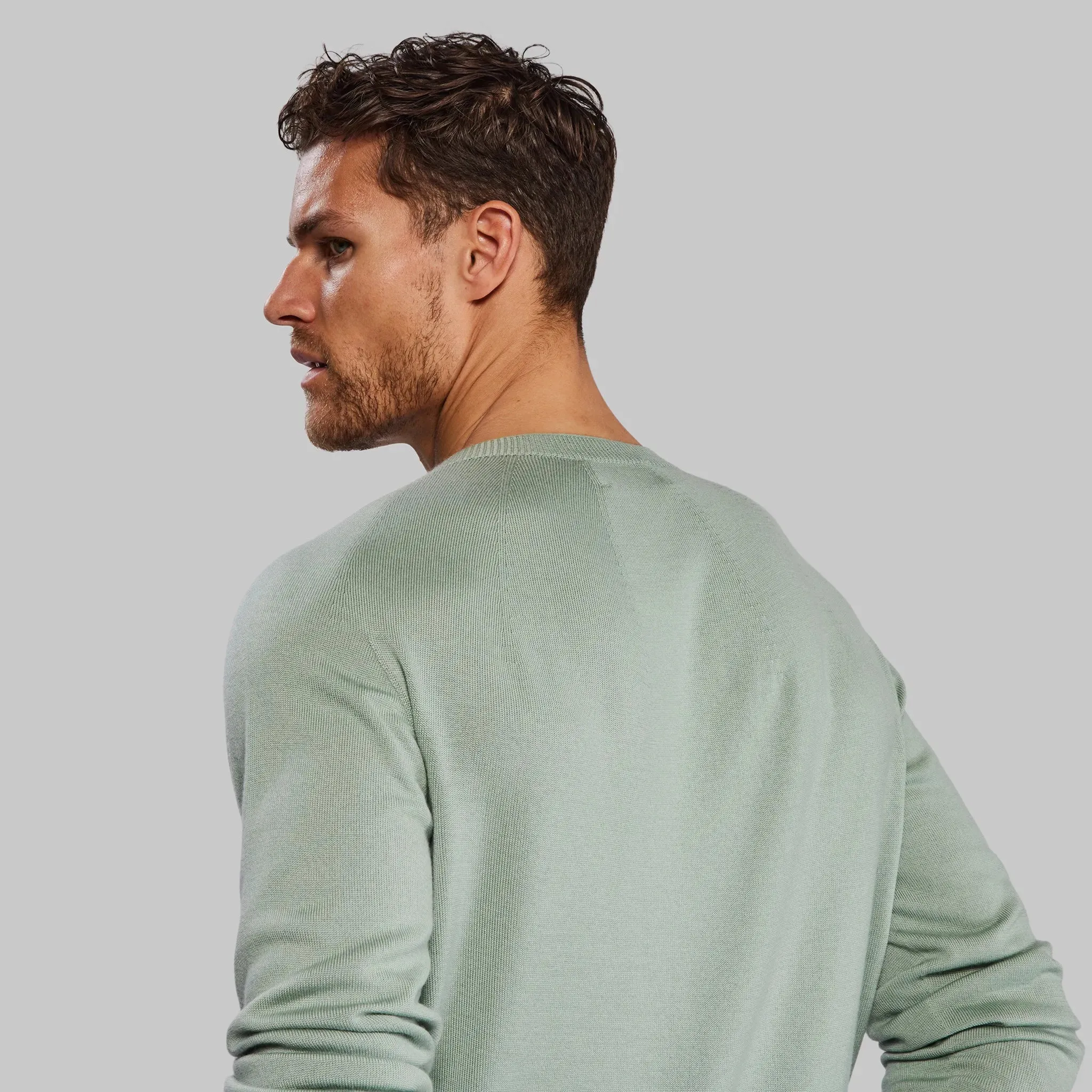 Planet Earth Sweater. Sage Green edition
